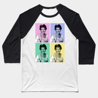 Julie Andrews - Sound of Music Maria Colour Block Baseball T-Shirt